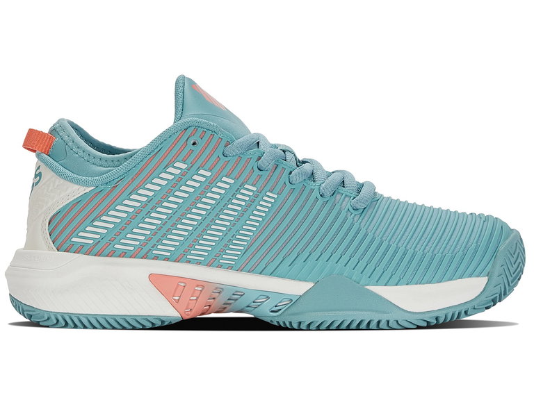 KSwiss Tennis Shoes Hypercourt Supreme Clay/Sand Court Light Blue Ladies
